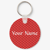 Red Cubes, Your Name keychains
