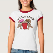 Red Cup Teddy Bear Party Tshirt