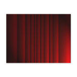 Red Curtain Postcard