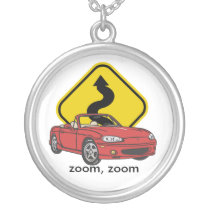 Red Curves necklaces