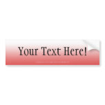 Red CUSTOMIZABLE Bumper Stickers