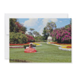 Red Cyprus Gardens, Florida, U.S.A. flowers Custom Announcement