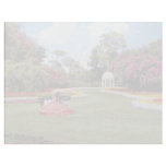 Red Cyprus Gardens, Florida, U.S.A. flowers Custom Letterhead