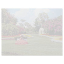 Red Cyprus Gardens, Florida, U.S.A. flowers Personalized Letterhead