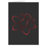Red Daffodil Card