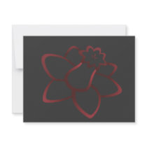 Red Daffodil Invite