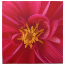 Red Dahlia - Whimsy Printed Napkin