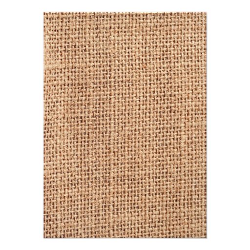 Red Daisy Burlap Bridal Shower Invitations