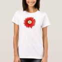 RED DAISY EVIL EYE LUCKY EYE FLOWER t-shirts by luckystella RED DAISY EVIL EYE LUCKY EYE FLOWER t-shirts