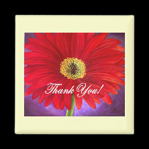 Red Daisy Flower Painting - Multi magnets by JUDERM Red Daisy Flower Painting - Multi magnets