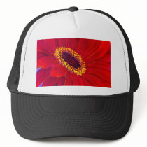 Red Daisy Gerber Flower Painting Art - Multi hats by JUDERM Red Daisy Gerber Flower Painting Art - Multi hats