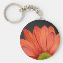 Red daisy key chains