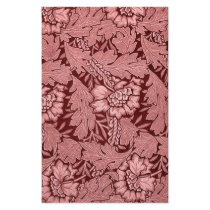 Red Damask Craft Paper Personalized Stationery