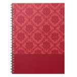 Red Damask Notebook