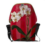 "Red Damask Phalie" Messenger Bag messenger bags