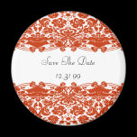 Red Damask Wedding