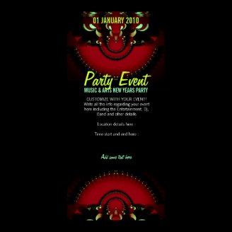 RED DARK FANTASY Party Poster
