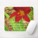 Red DayLily Mousepad by UponRequest Red DayLily Mousepad