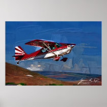 Red Decathlon Print