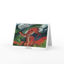 Red Deer Ii By Marc Franz Card