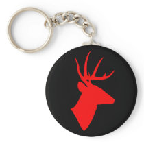 Red Deer Keychain