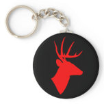 Red Deer Keychain