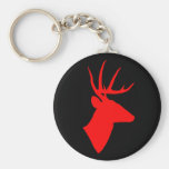 Red Deer Keychain