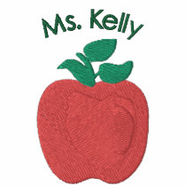 Red Delicious Apple D2 Custom Embroidery embroidered shirts by mrssocolov Red Delicious Apple D2 Custom Embroidery embroidered shirts