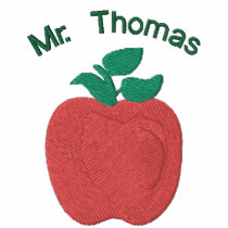 Red Delicious Apple D2 Customizable Embroidery embroidered shirts by mrssocolov Red Delicious Apple D2 Customizable Embroidery embroidered shirts