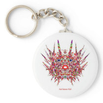 Red Demon Fish keychains