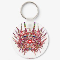 Red Demon Fish keychains