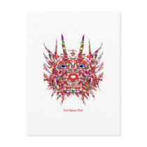 Red Demon Fish postcards