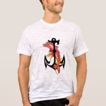 Red Devil Baby Dolphin t-shirts by tattoomaiden Red Devil Baby Dolphin t-shirts
