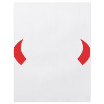 red devil horns icon flyers