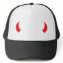 red devil horns icon hat