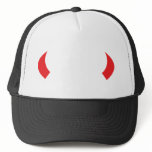 red devil horns icon hats