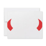 red devil horns icon personalized invite