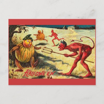 Red Devil Vintage Postcards