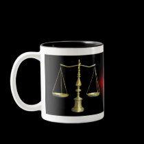 Red Diamond Legal Scales Mug mugs