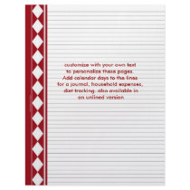 red diamond pages, customize with your own text letterhead by dbvisualarts red diamond pages, customize with your own text letterhead