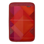 Red Diamond Patterned MacBook Air Sleeves