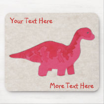 Red Dino Mousepad