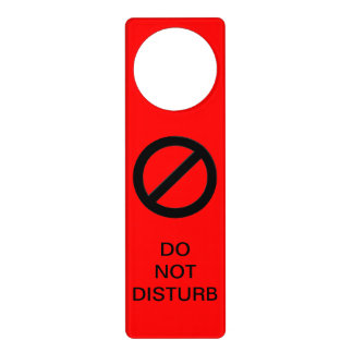 Do Not Disturb Door Knob Hangers 