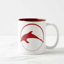 Red Dolphin Mug by RedDolphin Red Dolphin Mug