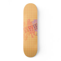 Red Doodles Skateboard