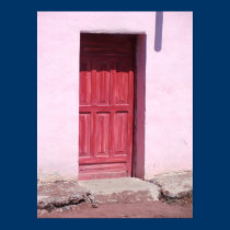 Red Door Canvas posters