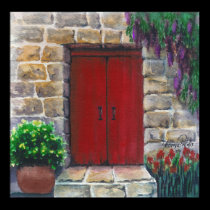 red door Poster posters