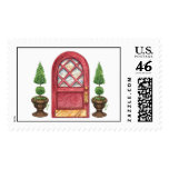 Red Door Topiary Welcome New Address postage
