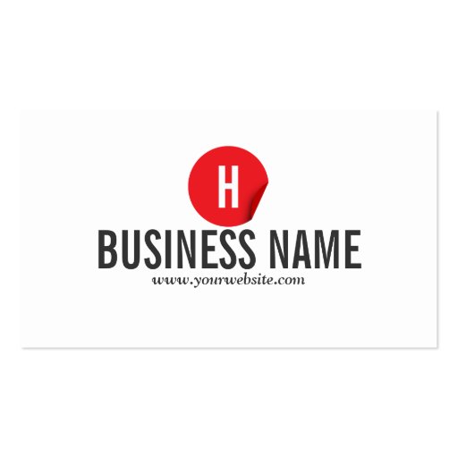 Red Dot Bodybuilding Business Card
