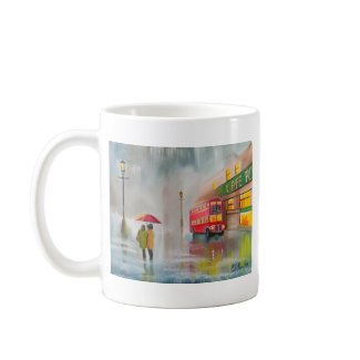 RED DOUBLE DECKER BUS mug